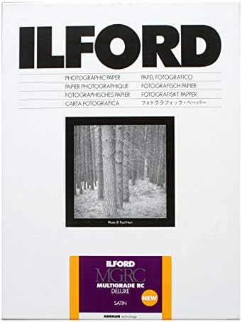 Ilford Multigrado V RC Deluxe Setin Surface Black & White Paptus, 8x10, 100 folhas