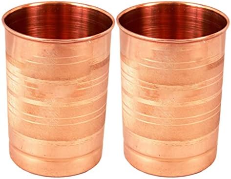 Atração Coloque o copo de cobre, Drinkware, 300 ml cada, conjunto de 2