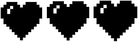 Zelda Parody Link Link Full Heart Life Bar 6 adesivo de vinil Decalque de carro