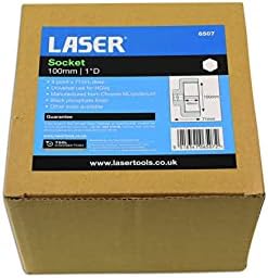 Soquete a laser 6507, 100 mm, diâmetro de 1 polegada