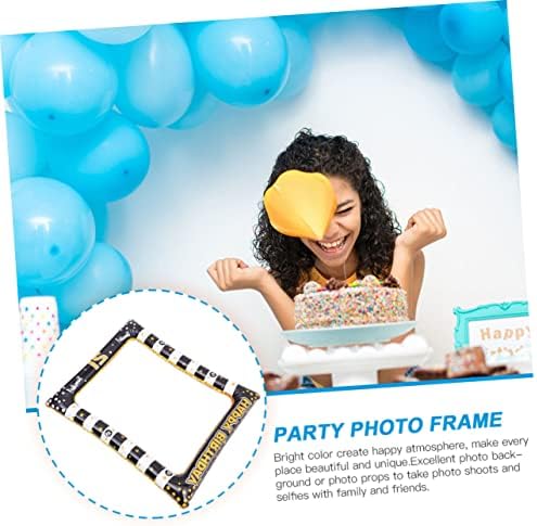 ABAODAM FOTO FOTO FOTO DE FOTO DE FOTOS PROPRIES PARTES PARA ADULTOS 21º Aniversário Foto Aderetes Inflável Picture Booth Birthday Picture Selfie Frame Fotografia Acessórios PVC Frame PVC