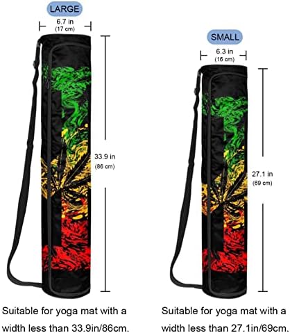 Bolsa de tapete de ioga ratgdn, Jamaica Pacifista SILH