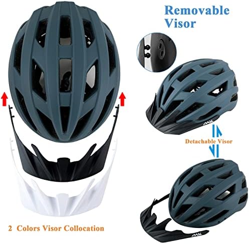 Capacete de bicicleta de estrada para adultos, Homens, mulheres, capacete de bicicleta montanhosa ajustável com