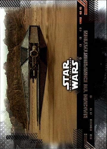 2019 Topps Star Wars The Rise of Skywalker Série Um 75 Racing to Confrontation Trading Card