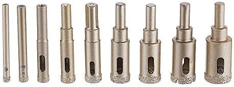 Gongju31 6-22mm Burço de orifício de orifício Brilhão Cutter Hole Puncher Tile Tile Cerâmica Vidro de mármore Emery Drill Bit