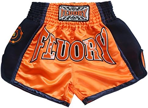 Fluory Muay thai shorts de luta, shorts de mma treinando gaiola de gaiola luta contra artes marciais