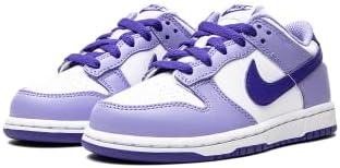 Nike pré -escolar Dunk Low PS DZ4457 100 Blueberry - Tamanho 13.5c