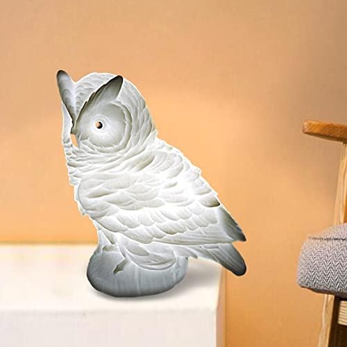 Loensy Owl Shape Animal Lampshade Desk Iluminando Belas Lâmpada Lâmpada de Bedia para Decoração do Quarto