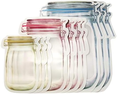 Alimentos de armazenamento Produzir geléias de 10pc de preservação reutilizável fresco cozinha de jarra de jar