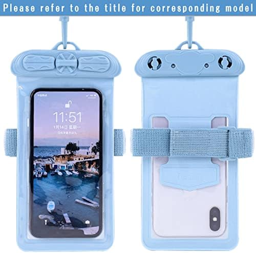 Caixa de telefone Vaxson, compatível com ZenFone Live L1 ZA550KL Asus Bolsa à prova d'água Bolsa seca [não protetor de tela Film] Blue