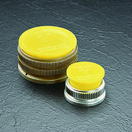 Capluga 99190994 Plugue para conectores rosqueados, plástico, para plugar a linha nominal Tamanho 1-5/8-18 , EP-25, amarelo