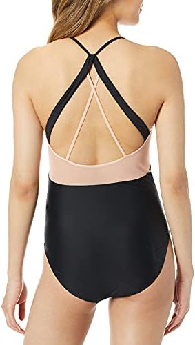 Danskin Womens Cross Back Mesh Dance Letard