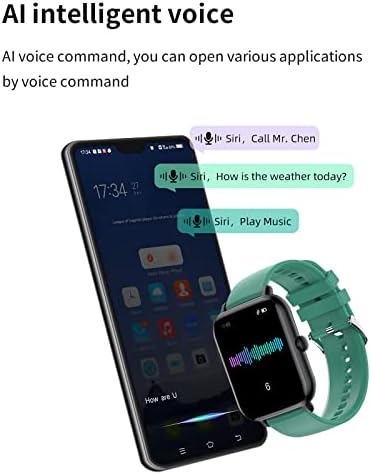 Byikun Smart Watches for Men Mulheres, rastreadores de atividades e relógios inteligentes com frequência cardíaca Monitor