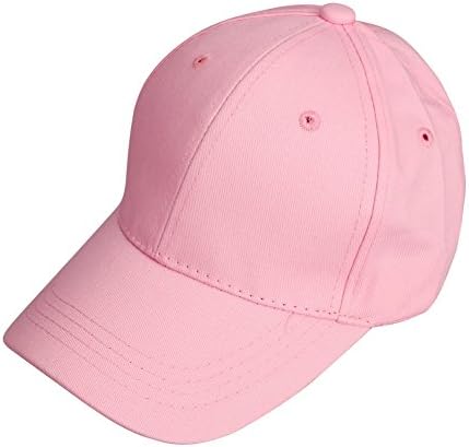 Ibluelover Plain Cotton Baseball Cap Boys Girls Ajustável Papai Hat Capinho de beisebol para crianças