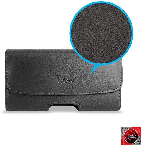 Holster TMAN para iPhone 12 Pro Max/Pro/Mini/iPhone 12 Corrente de cinto de couro/laços de cinto