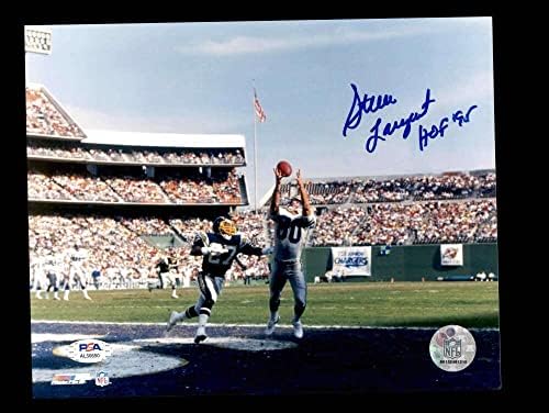 Steve Largent PSA DNA assinado 8x10 Autograph Photo Seahawks - Fotos autografadas da NFL