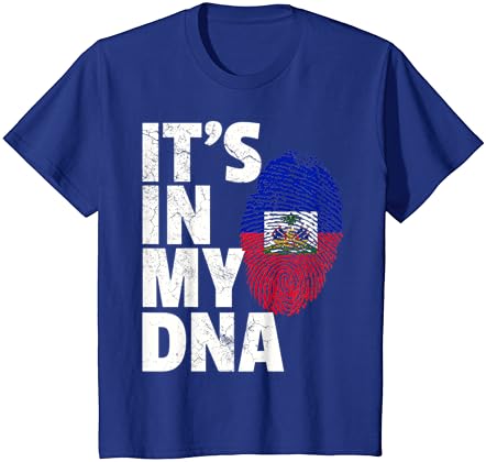 Está no meu DNA Haiti Haitian Bandian camiseta orgulho do país