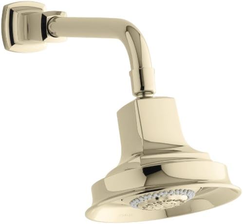 Kohler K-16245-AF Margaux 2,5 GPM Multifuncional Montagem de Montagem de Parede, Vibrante Gold, 8,75 L x 6,25 W x 6,00 H