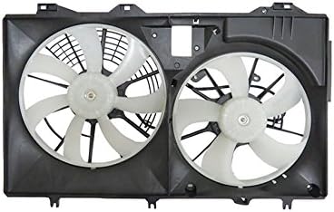 Novo radiador duplo rarefelétrico e fã de condensador compatível com Toyota Sienna XLE 2017-2018 167110P400