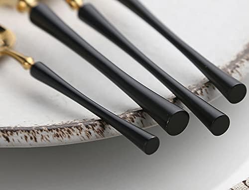 Conjunto de talheres dourados 64 peças 18/10 Serviço de talheres de aço inoxidável para 16 incluem colheres Forks Facas