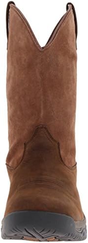 Ariat Mens Terrain Pull on Watersper impermeável Brown angustiado 9,5 de largura