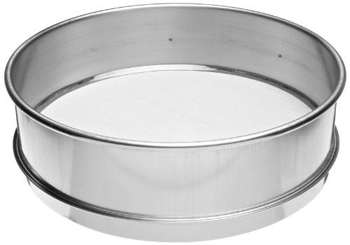 Sieves de teste de aço inoxidável Advantech, 12 de diâmetro, malha 230, meia altura