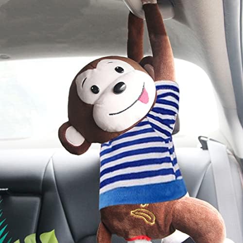 Dispensador de tecido para boneca de boneca de macaco de carro gaveta de papel de caixa de armazenamento de tecidos