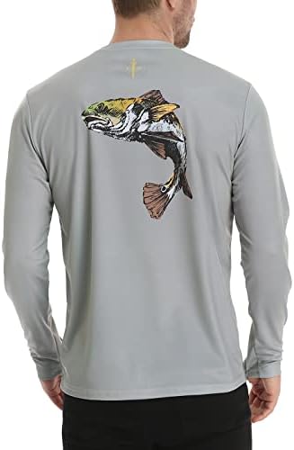 Camisas de pesca de LRD para homens de manga longa UPF 50 Sun Protection Performance camisa