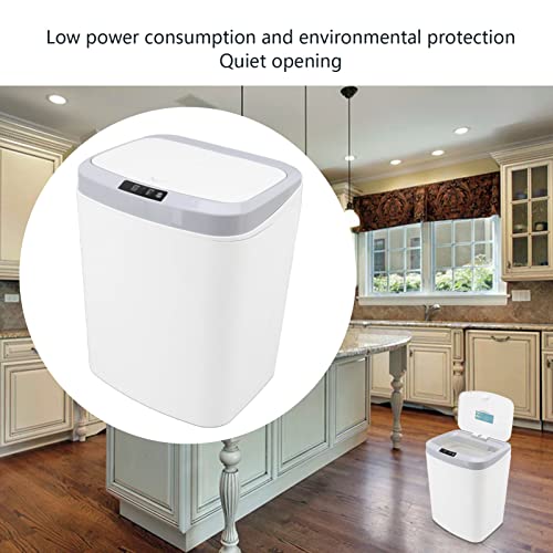 lixo automático de pllaaobo, lixo automático, lixo de indução inteligente automática de 16L de lixo de resíduos de resposta de respostas de cozinha banheiro da sala de estar banheiro