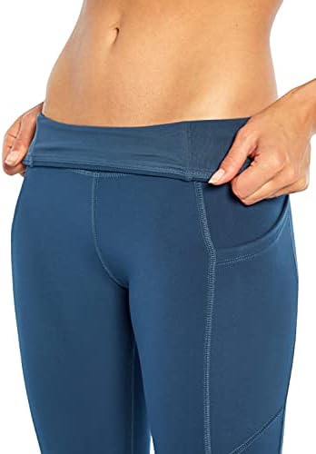 Jessica Simpson Sportswear Women Feminina Controle de Pocket Capri Legging