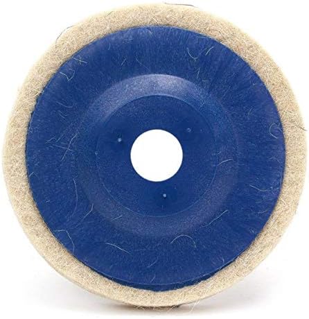 Peças da ferramenta 3 x 4 polegadas de lã redonda Buffing Polishing Wheel Felt Buffer Disc Duarble