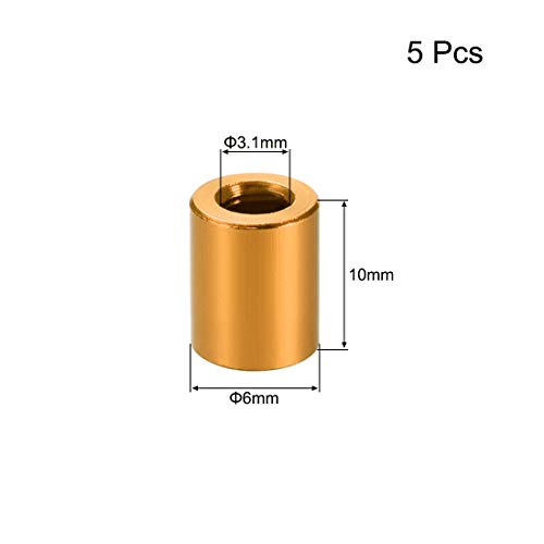 UXCELL 5 PCS RONATE STAPEFF STAPEOFF SPACER 3.1X6X1MM PARA DRONE FPV Quadcopter RC RC Multirotors Parts DIY