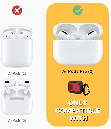 Design de quarmark para airpods pro 2ª geração capa de caixa, o caso de choques AirPods Pro 2 para homens mulheres