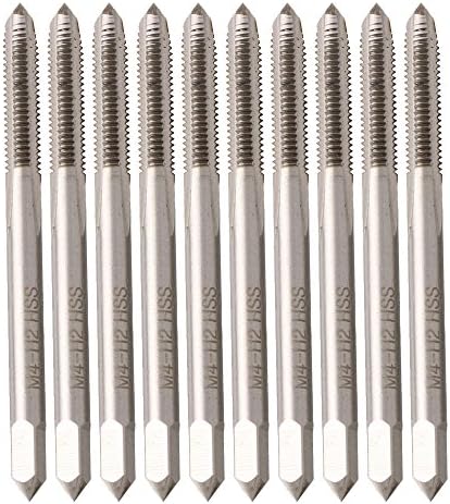 LYWS 10pcs de alta velocidade aço HSS TAP 4MM M4 x 0,7 TAP METRIC