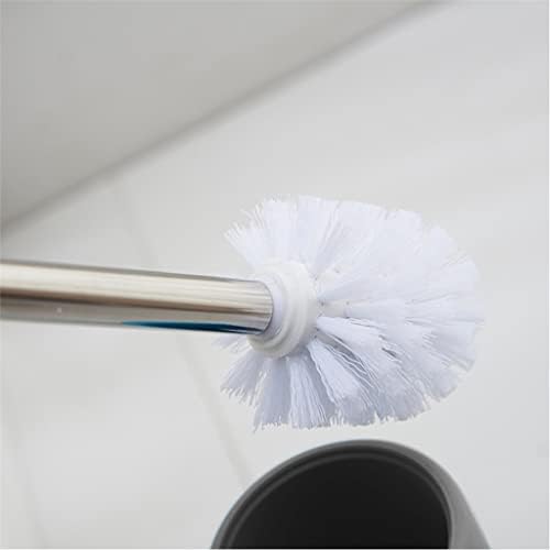 Escova de vaso sanitário de aço inoxidável halou, conjunto de pincel de limpeza, escova de higiene de alça longa com