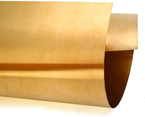 Z Criar design Placa de latão de latão Metal Placa de folha fina 0. 7mm x 200 mm x 500mm de alumínio de cobre de metal