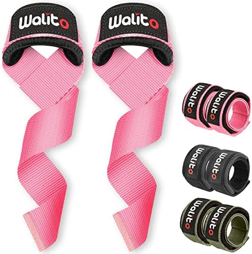 Tiras de levantamento de peso de Walito - 24 de pulso envolve tiras de pulso para homens e mulheres que levantam peso,