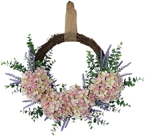 N/A Flor da porta da frente grinalda ing Spring Door da vegetação Decoração de casamento de casamento personalizado Flor artificial personalizada