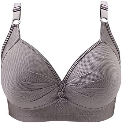 Sutiãs todos os dias para mulheres sem arame Push up plissado requintado deco elástico não ladre-lingerie de roupas íntimas femininas