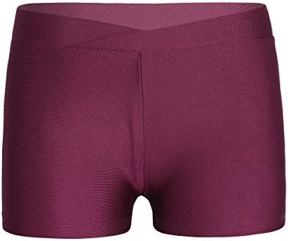 Garotas para crianças vencedoras V-Front Cisent Cut Cut Sports Sports Hot Pants Afutes Active