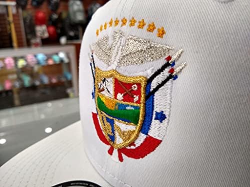 Chapéus vintage ou snapback do Panamá com escudo e bandeira Panana