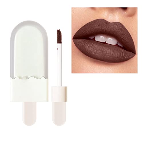Xiahium Lip Gloss Clear Base Veludo portátil Lipstick Classic Classic à prova d'água Longa Longa alcance macia Color Full Lips