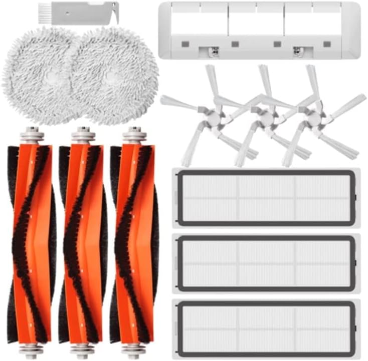 Substituição TRJGTAS ele Filtro PA Compatível com Dreame W10/W10 Pro aspirador de pó de pó de pó de pano de pincel lateral