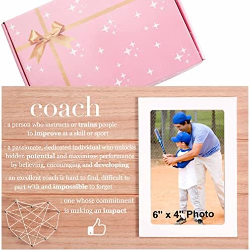 Treination Picture Frame Gift-Teacher Mentor Gift-Photo Frame Presente para treinador de ioga, tênis, futebol, natação, fitness,