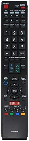 GB005WJSA Substituição de controle remoto - Compatível com TV Sharp LC70LE757