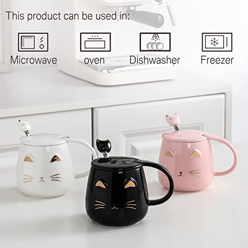 YUWU CAT MUG CUSTO CUSH CUSH GRESENTES PARA AMANDOS DE CATOS COPA CERAMIC