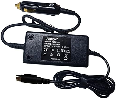 Adaptador DC de carro de 4 pinos de 4 pinos Compatível com Philips Respironics Ref 1113600 1113603 Simplesmente, simplesmente Go Mini Mini Portátil Oxigênio Concentrador 13-19V Cigarro Automático Charger de Fonte de Bateria de Cigarro Auto