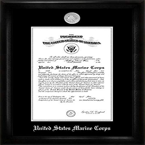 Imagens do campus Macs0029x14 MARINE CERTIFICADO COM MEDALION DE PRATA, 9 X 14, Black