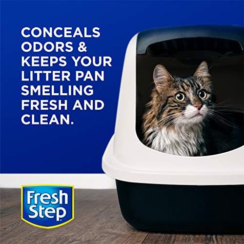 Cristais de ninhada de gato fresco de etapa em perfume fresco | Desodorizador da caixa de areia de gato | Combate os odores de gatos