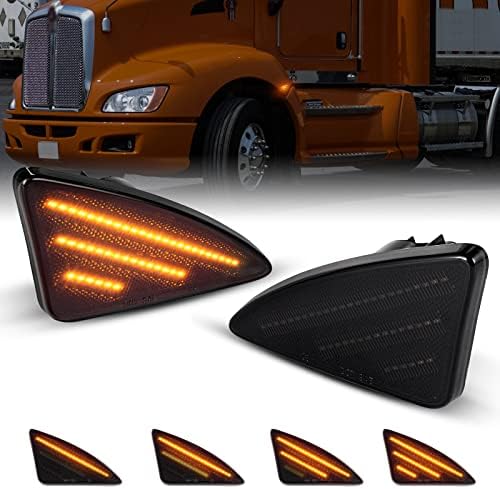 POPMOTORZ DIRAÇÃO LEDA DE LED LED DINHIATIVO POPMOTORZ LEVA DE LEDO DE LEDO PARA 2008-2021 KENWORTH T660 T170 T270 T370